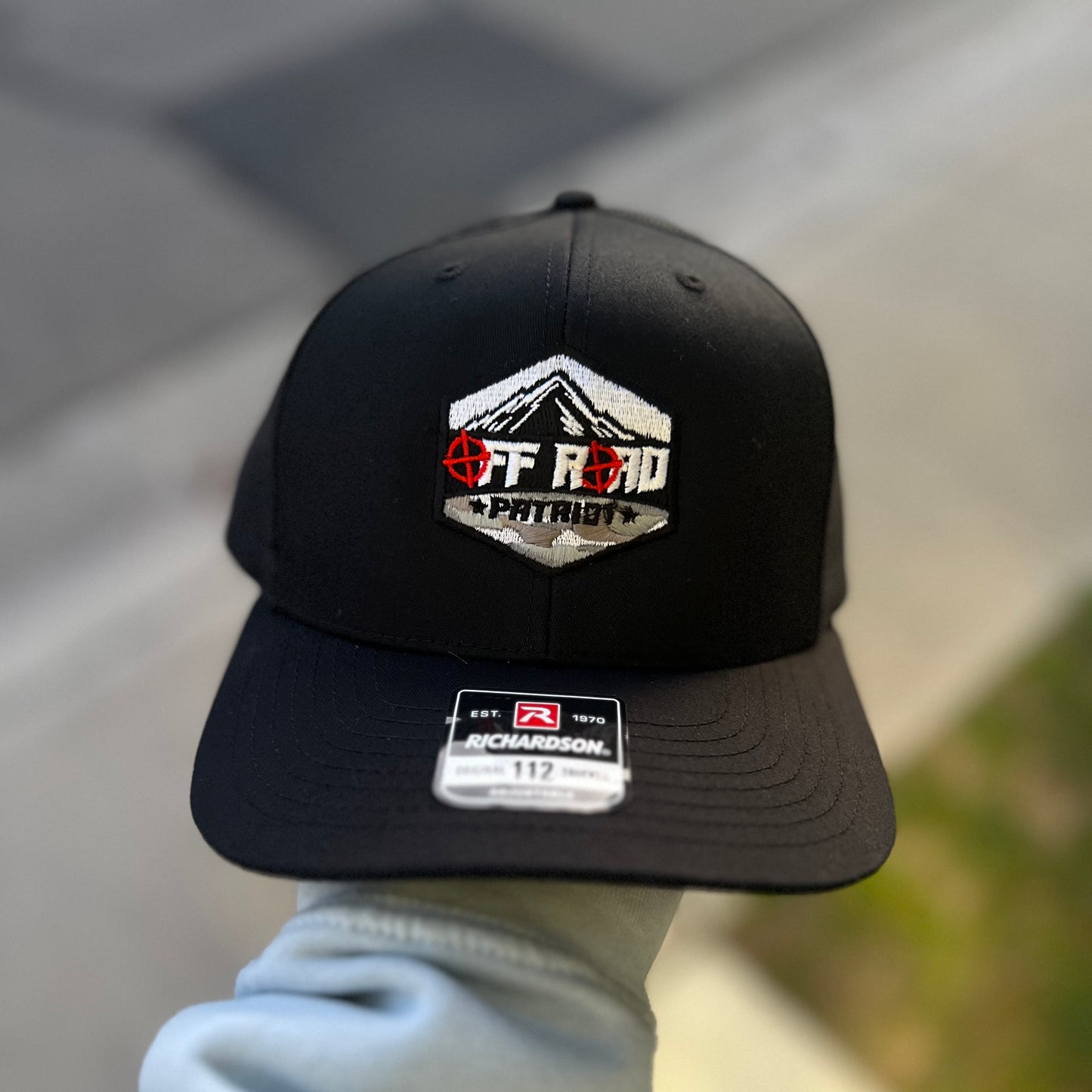Black/Black SnapBack with Camo Logo